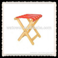 Outdoor camping wooden portable wooden stool